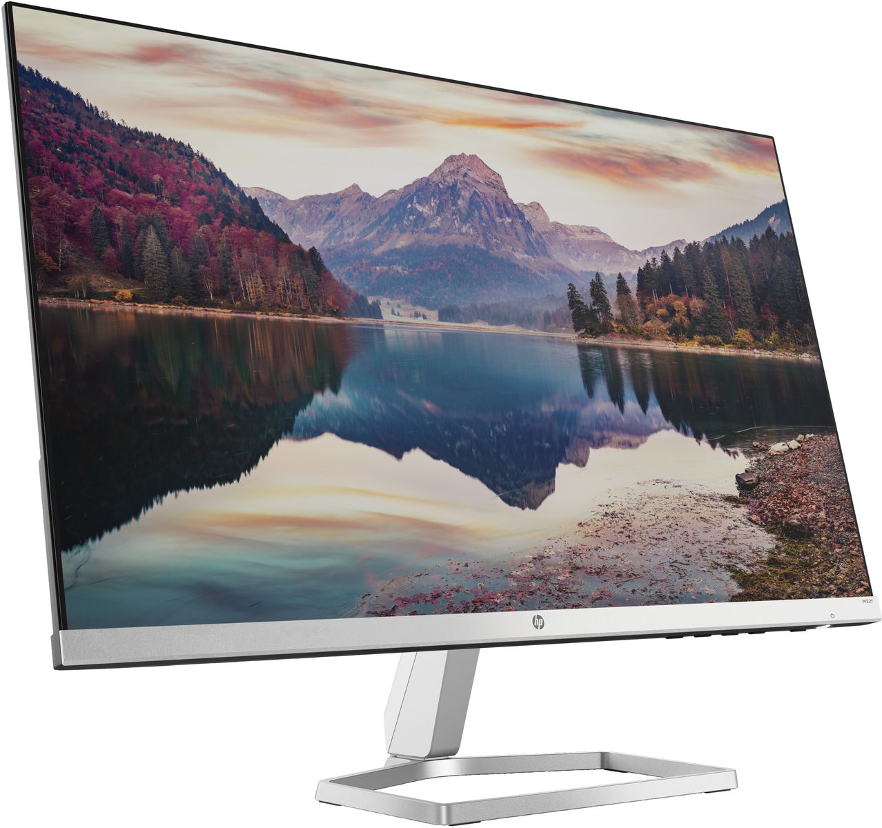 HP M22f Monitor - 21,5 Zoll Bildschirm, Full HD IPS Display, 75Hz, 5ms Reaktionszeit, VGA, HDMI 1.4, silber/schwarz