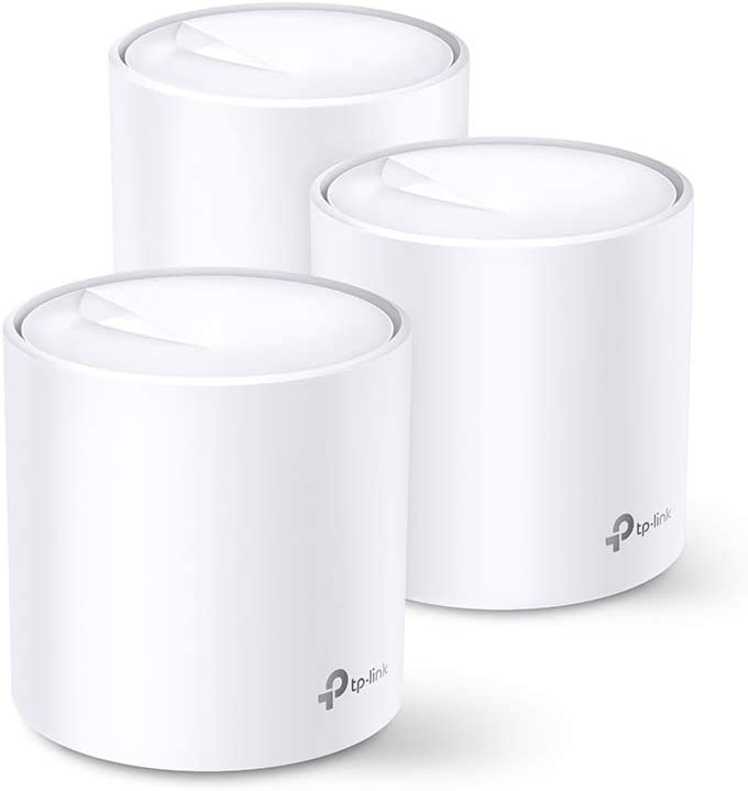 TP-Link Deco X60 AX3000 Wi-Fi 6 Mesh Dual Band WLAN Router & Repeater up to 650m² White 3er Pack v1.0