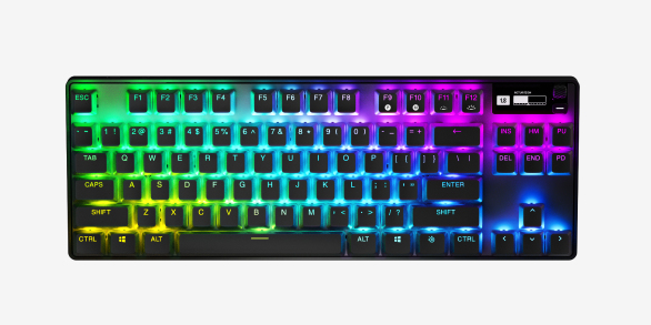 Steelseries Apex Pro TKL Tastatur Gaming USB + RF Wireless + Bluetooth Schwarz - (DEU Layout - QWERTZ)
