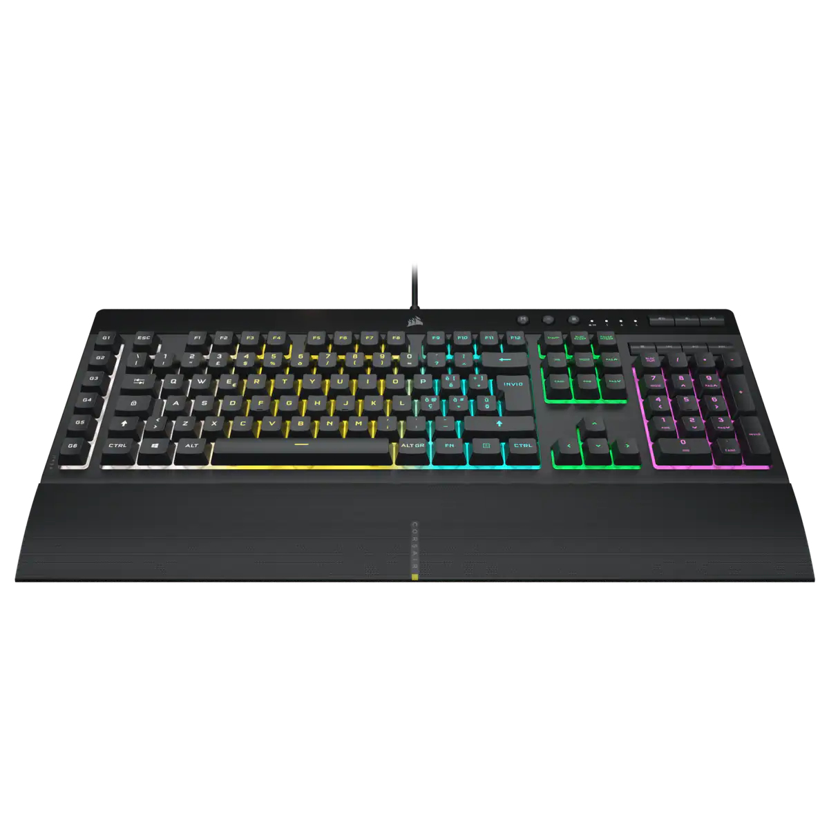 Corsair K55 RGB PRO Tastatur Gaming USB Schwarz - (ITA Layout - QWERTY)