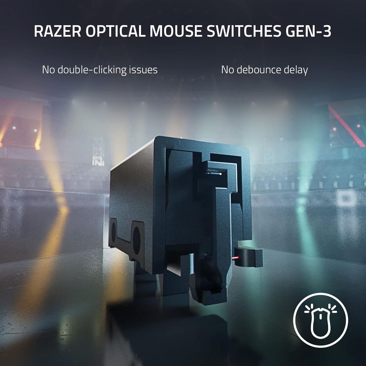 Razer DeathAdder V3 Pro Gaming Mouse Wireless RF + USB-C 30.000 DPI Mercury