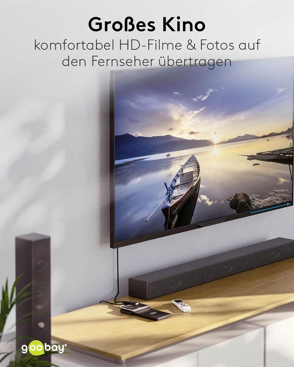 Goobay 72013 SATA & IDE Festplattenadapter USB 3.0, inkl. 12V/2A Netzteil, USB A-B Kabel & Molex, HDD/SSD, EU-Stecker (Typ C)