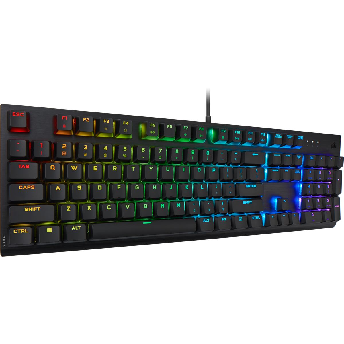 Corsair K60 RGB PRO Low Profile Tastatur Gaming USB Schwarz