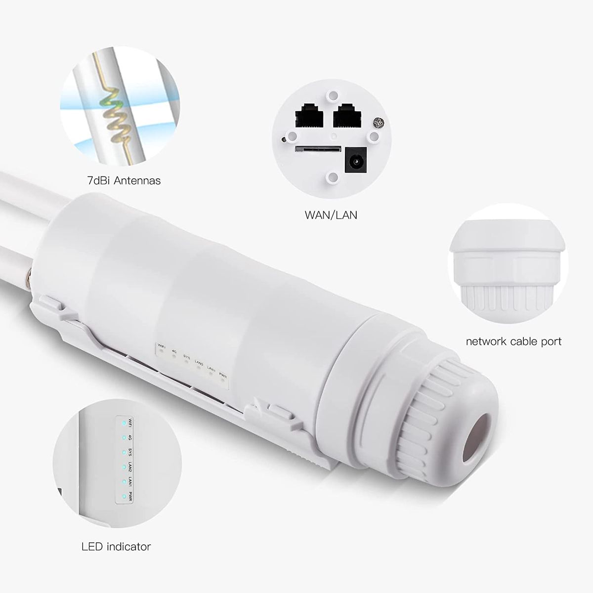 KuWFi 4G LTE Outdoor Router SIM Karten,150Mbps Wi-Fi Extender Receiver High Gain Antenne IP67 wasserdicht Outdoor Wi-Fi Antenne kompatibel SIM Karten aus den meisten europäischen Ländern KuWFi 4G LTE Outdoor Router SIM Karten,150Mbps Wi-Fi Extender Receiver High Gain Antenne IP67 wasserdicht Outdoor Wi-Fi Antenne kompatibel SIM Karten aus den meisten europäischen Ländern