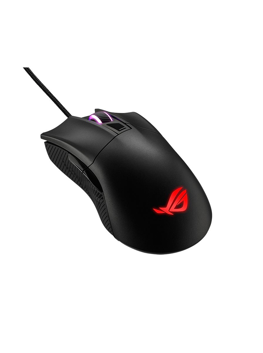 ASUS ROG Gladius II Core Ergonomische Optische 6.200 DPI Gaming Maus schwarz