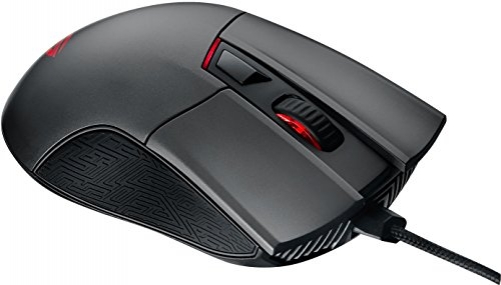 ASUS ROG Gladius Optische 6.400 DPI Ergonomische Wired Gaming Maus anthrazit