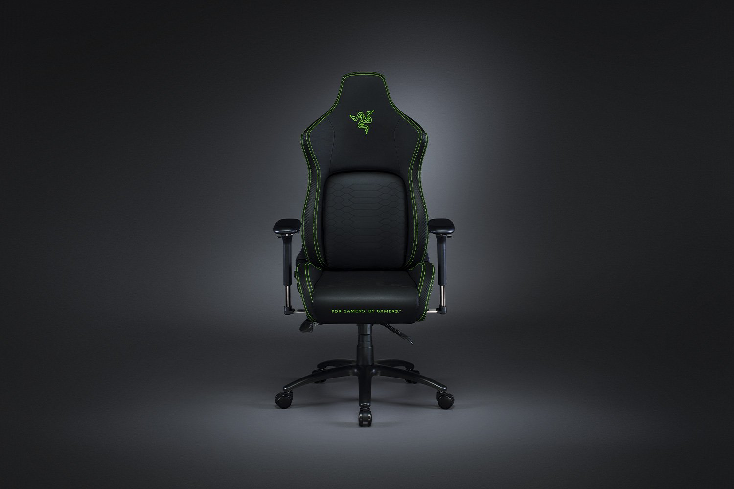 Razer Iskur Ergonomic Gaming & Office Chair PVC < 136kg Lumbar Support Headrest Black