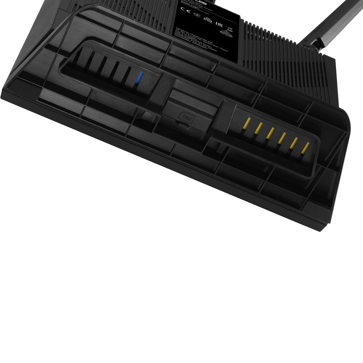 ASUS 4G-AX56 4G LTE WLAN-Router, Wi‑Fi 6 (802.11ax) Dual‑Band 2,4/5 GHz, Gigabit Ethernet, SIM-Slot, Mobilfunk-Router, Schwarz