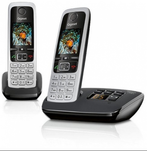 Gigaset C430A Duo Schnurloses Telefon mit 2 Mobilteilen (1,8-Zoll) TFT-Farbdisplay