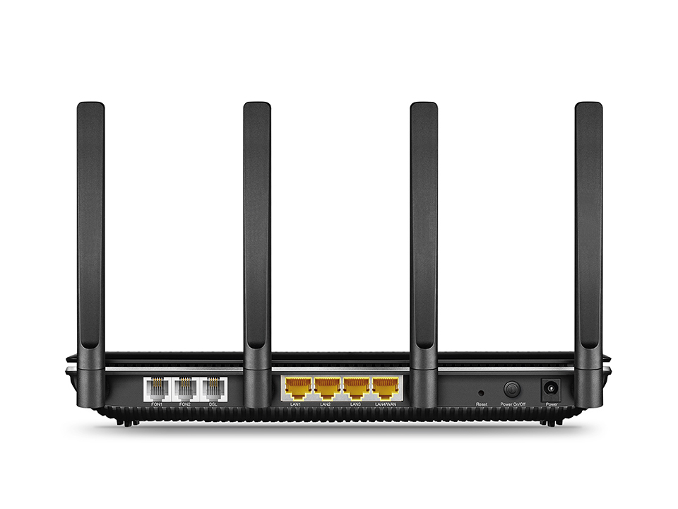 TP-Link Archer VR2800v WLAN-Router Gigabit Ethernet Dual-Band (2,4 GHz/5 GHz) Schwarz V1