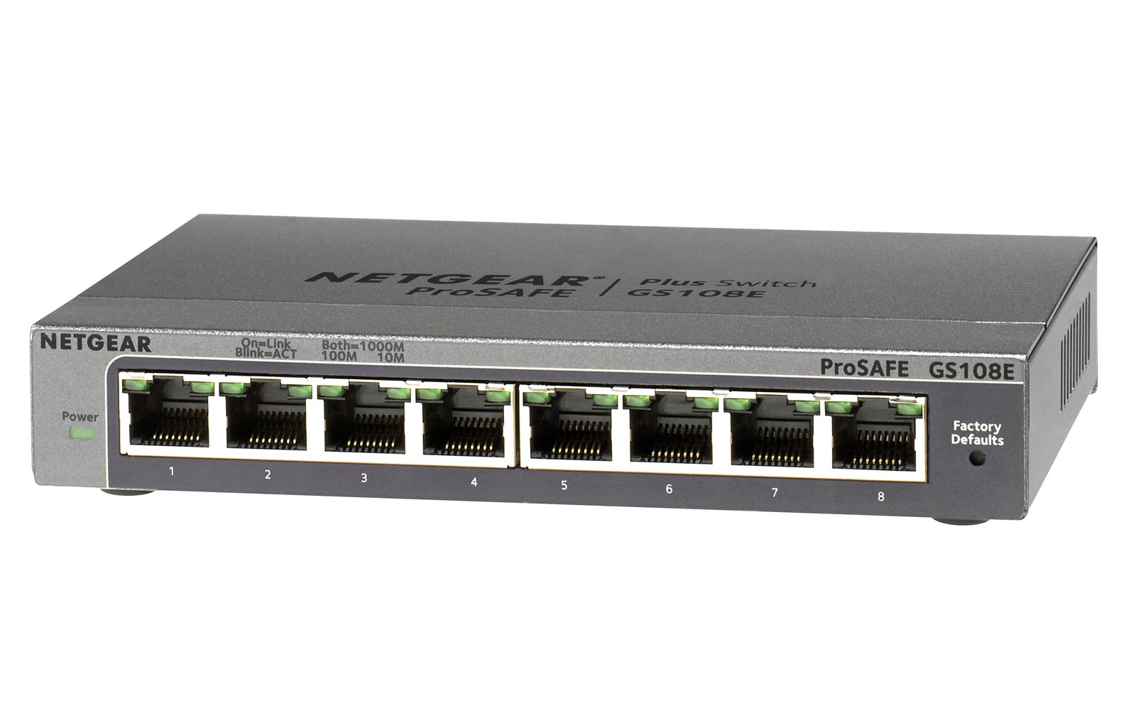 NETGEAR Switch NETGEAR 8x GE GS108E-300PES webmanaged retail