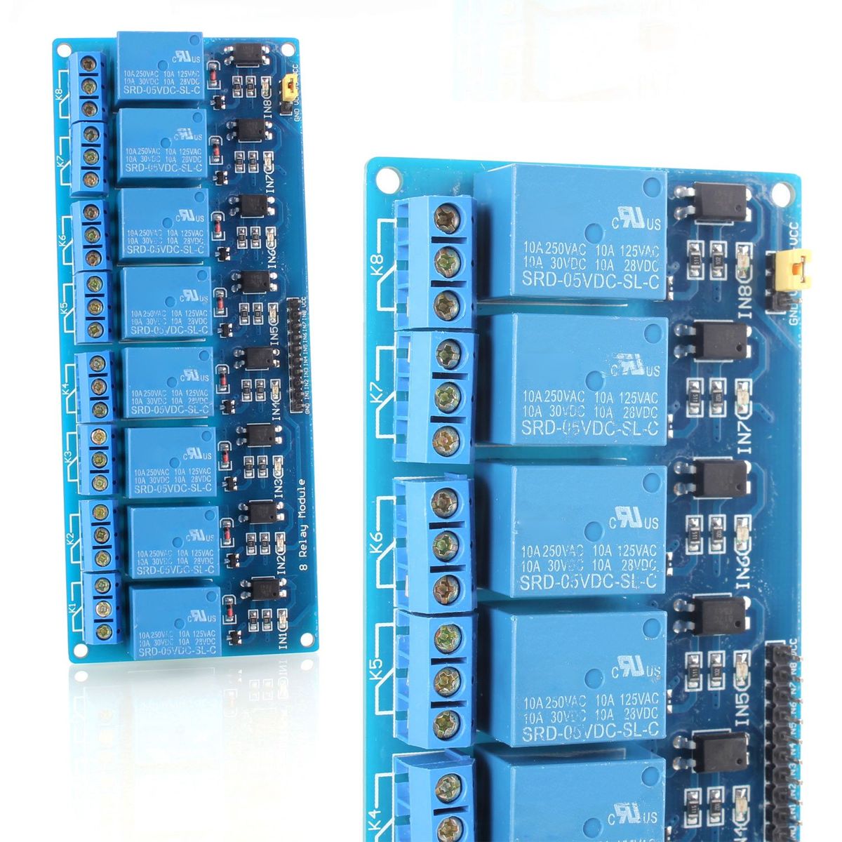 Neuftech 8-CH 5V 8-channel relay module board for Arduino PIC DSP AVR ARM relay module