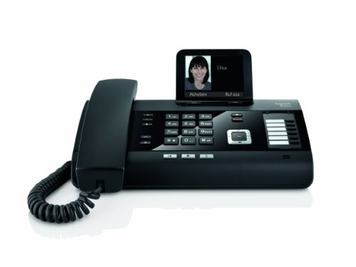 gigaset DL500A schnurgebundenes Komforttelefon Anrufbeantworter integrierter Dect Basisstation DEUTSCH