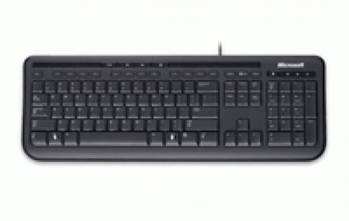 Microsoft kabelgebundene Tastatur 600 schwarz USB Tastatur schwarz UK-Layout