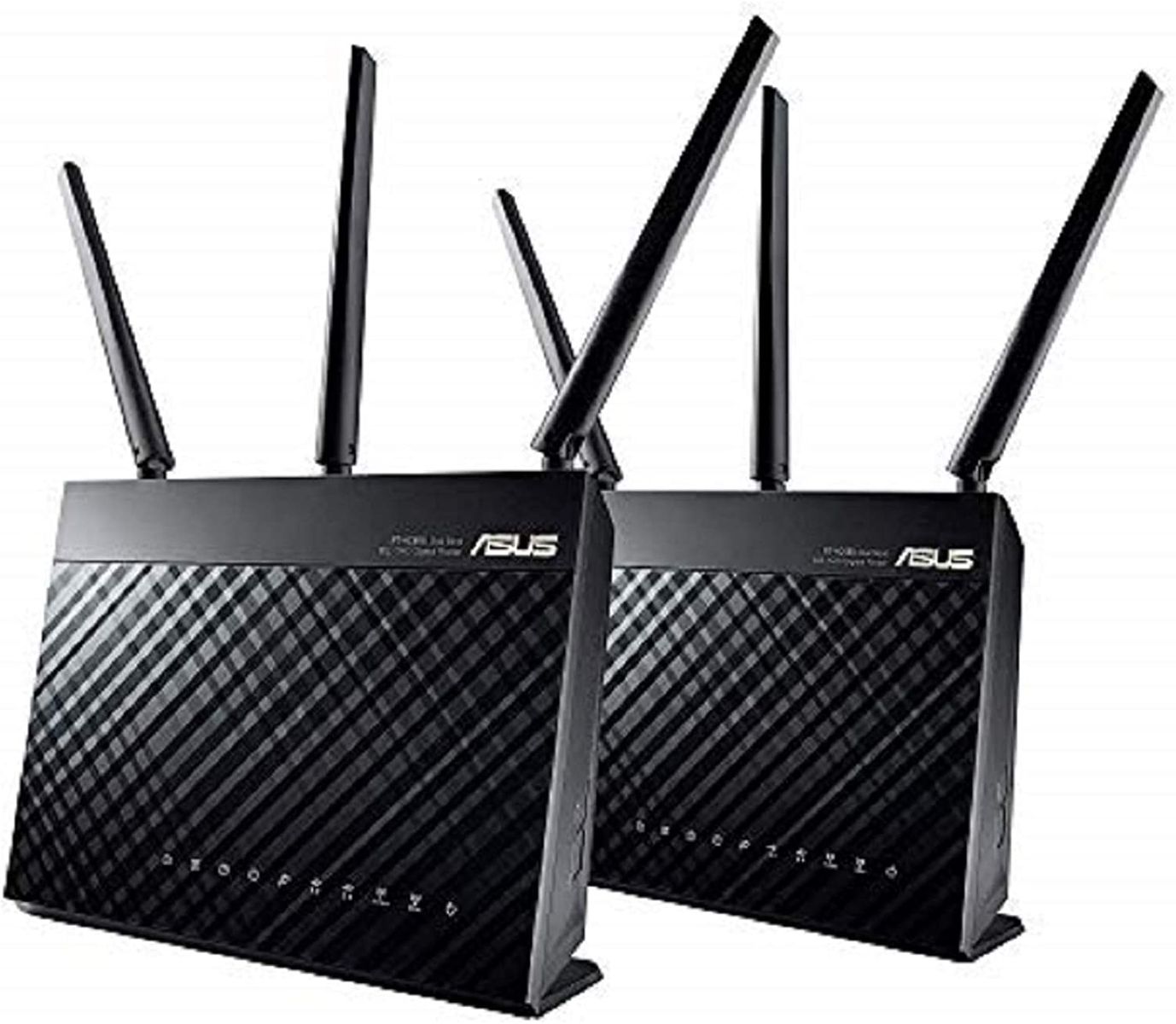 ASUS RT-AC68U WLAN Router Gigabit Ethernet Dual-Band 2.4 GHz/5 GHz Pack of 2