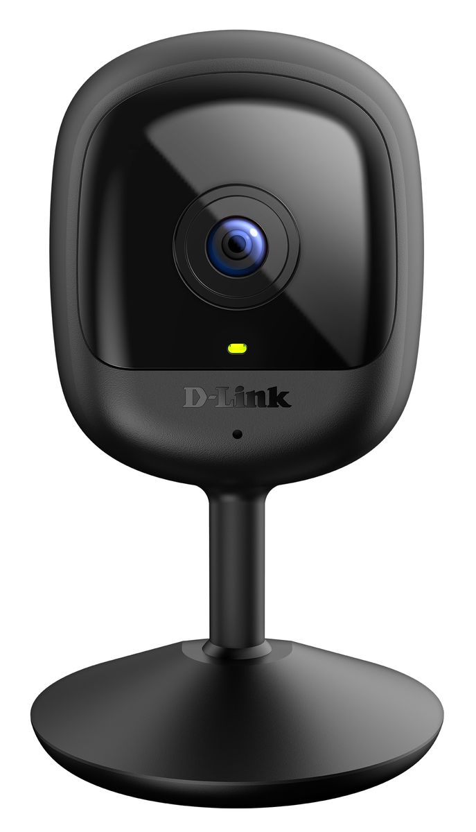 D-Link DCS-6100LHV2 Indoor Sicherheitskamera, WLAN (802.11n), 1080p Full HD, Nachtsicht 5 m, 110° Weitwinkel, MicroSD bis 256 GB, Mikrofon & Lautsprecher, Schwarz