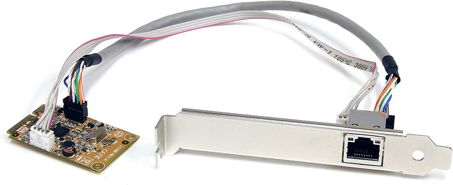 StarTech.com Mini PCI Express Gigabit Ethernet - mini PCIe NIC Lan Adapter Card
