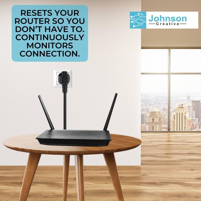 Keep Connect KC34 Router Rebooter, Router-Neustart & Überwachung, WLAN 2,4 GHz, SMS-Benachrichtigung, Keine App nötig, EU Stecker Typ F