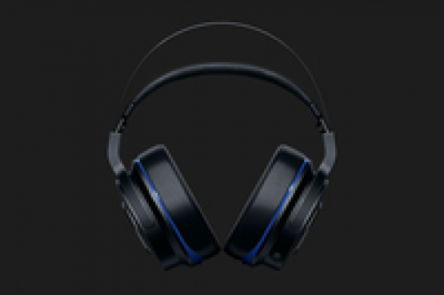 Razer Thresher 7.1 Gaming Headset Wireless RF Virtual 7.1 Surround-Sound for PS4 Black