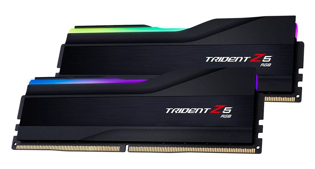 G.Skill F5-8000J4048F24GX2-TZ5RK Trident Z5 RGB 48 GB (2 x 24 GB) DDR5 8000 MHz CL40 288-pin DIMM XMP 3.0 RGB