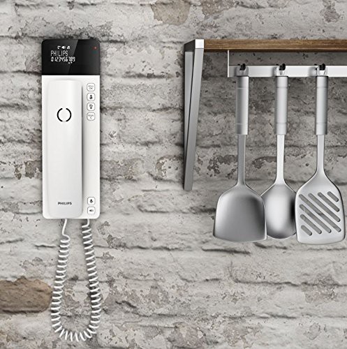 philips M110W/38 SCALA schnurgebundenes Designtelefon weiß