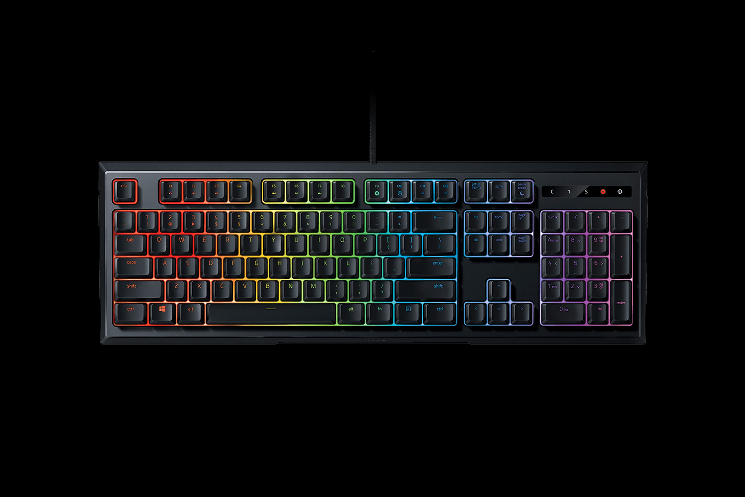Razer Ornata Chroma Gaming Keyboard Mecha-Membrane Switches RGB UK Layout QWERTY