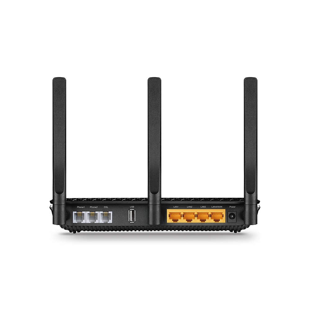 TP-Link Archer AC1600 WLAN-Router Gigabit Ethernet Dual-Band (2,4 GHz/5 GHz) 4G Schwarz, Silber