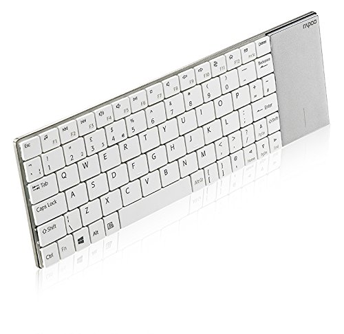 Rapoo E2710 Kabellose Ultraflache Multimedia-Tastatur DE-Layout