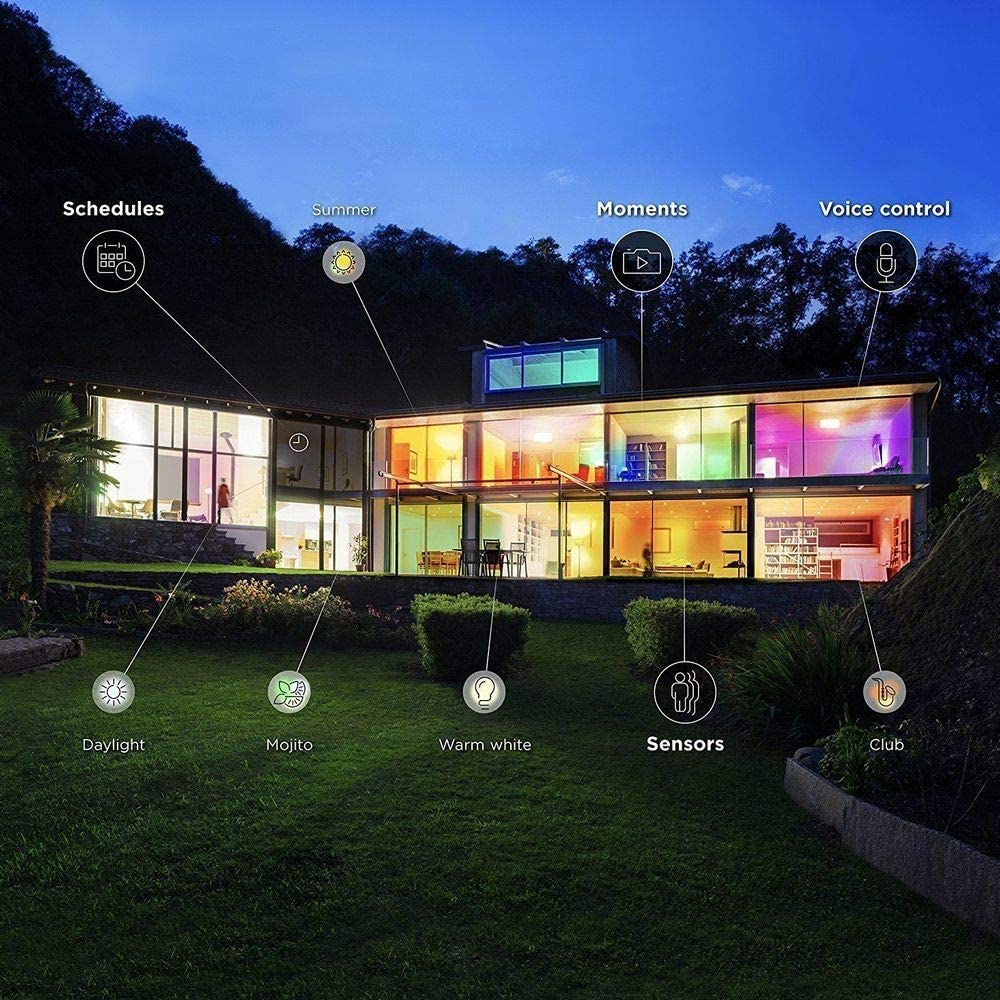 WiZ LED Lampe, Glühbirne. Alexa, Google, 1055lm, 2700-6500K, 25.000h, E27, weiss 14 x 9,5cm Fassung E27 G95