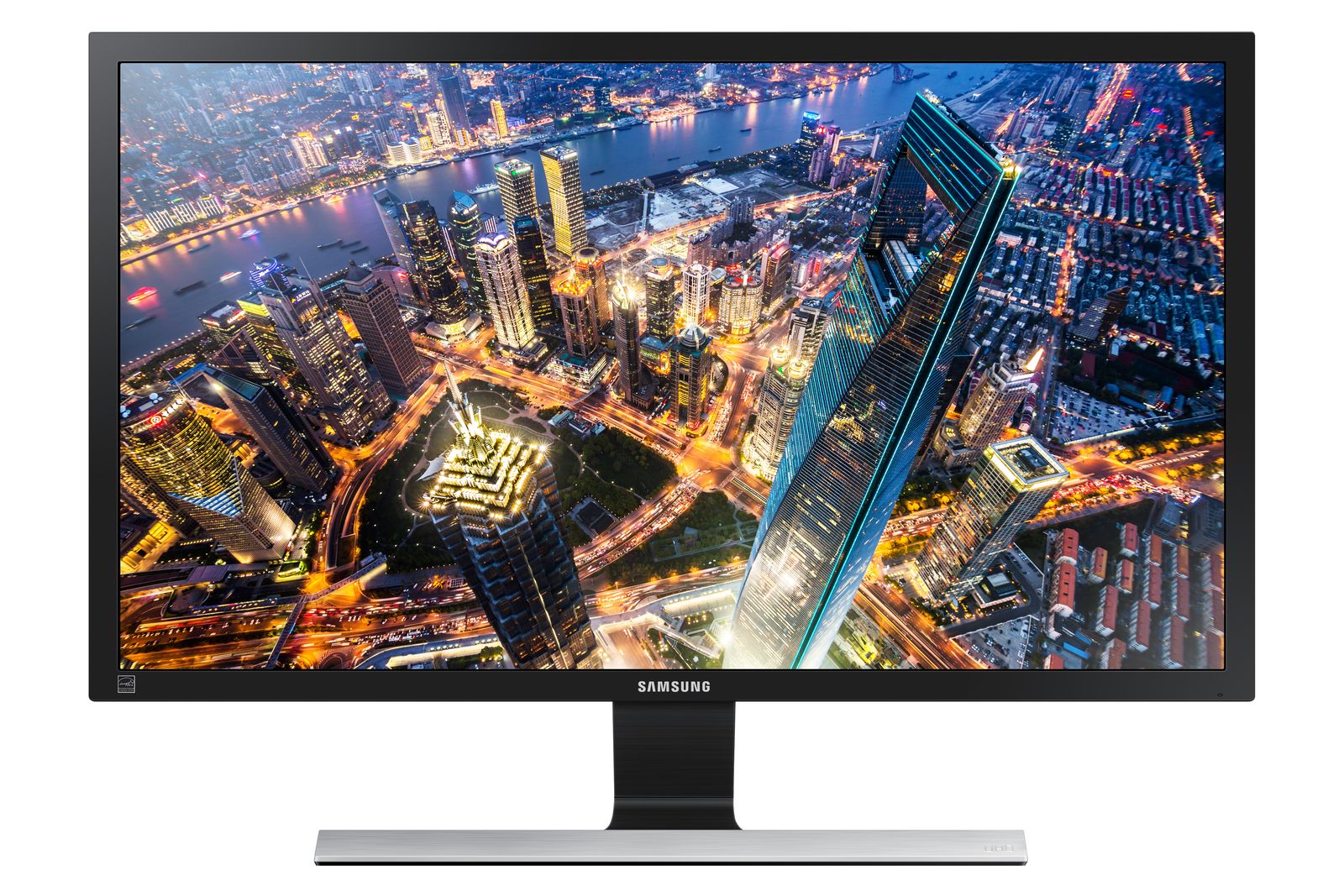 Samsung U28E590D Computerbildschirm 71,1 cm (28") 3840 x 2160 Pixel 4K Ultra HD LED Schwarz, Metallisch