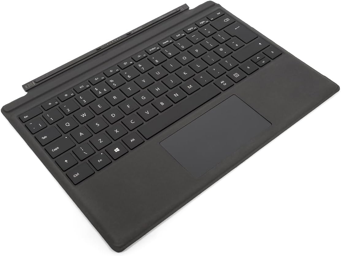 Microsoft Surface Pro Type Cover (fu00fcr Surface Pro 4-7) Schwarz - (USA Layout - QWERTY)