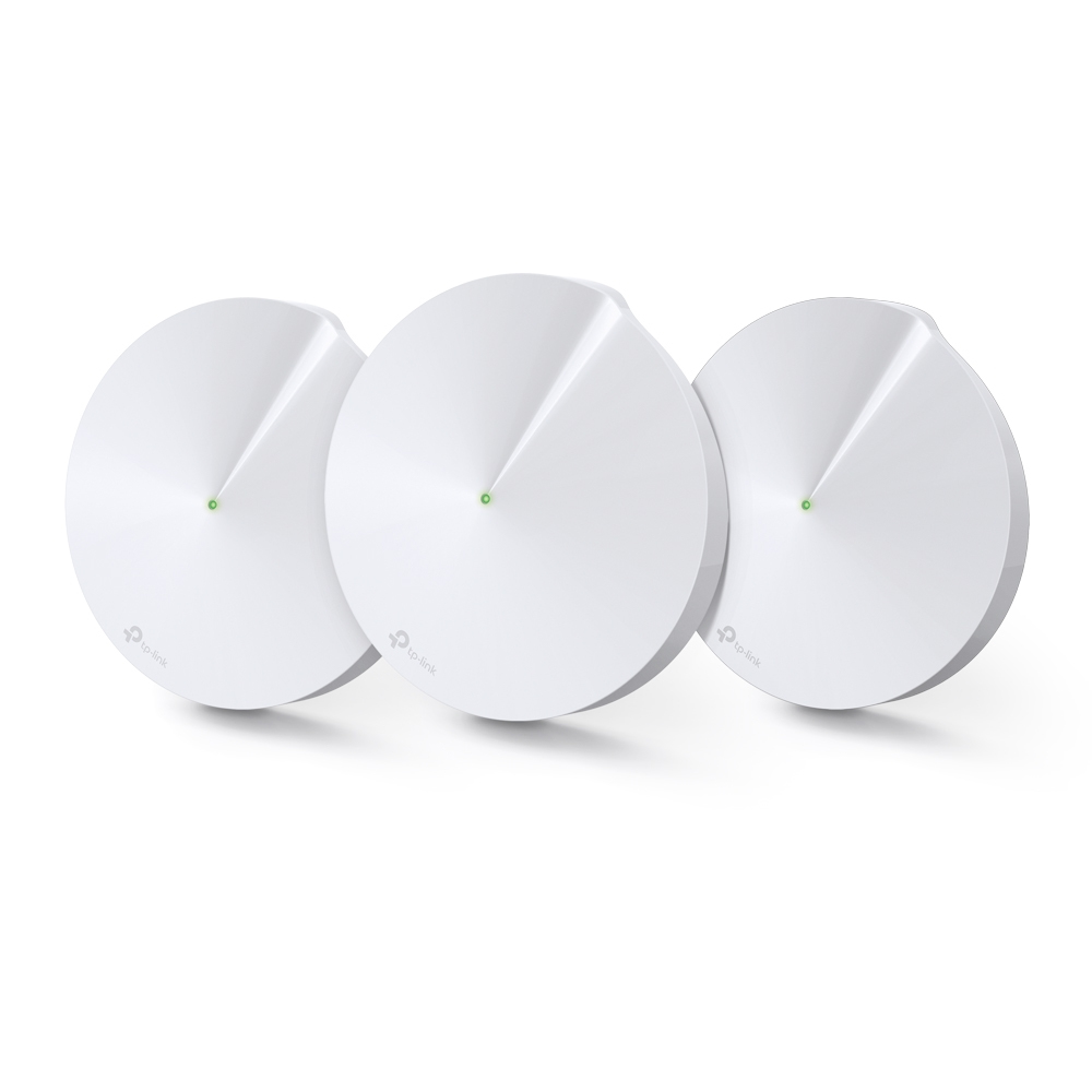 TP-Link Deco M5 Mesh Wi-Fi System AC1300 Dual Band WLAN Router & Repeater up to 500m² White 3er Pack v3.0