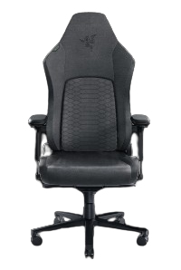 Razer Iskur V2 - Gaming-Stuhl mit adaptiver Lordosenstütze (Polster aus hoch verdichtetem Schaumstoff, integrierter Lendenwirbelstütze, 4-D-Armlehnen, robuster Stoff) Grau