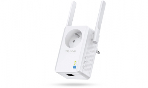 TP-Link WiFi-Repeater Signalverstärker universelle Kompatibilität einfache Installation Wi-Fi N300 weiss französische WLAN N300 einzeln