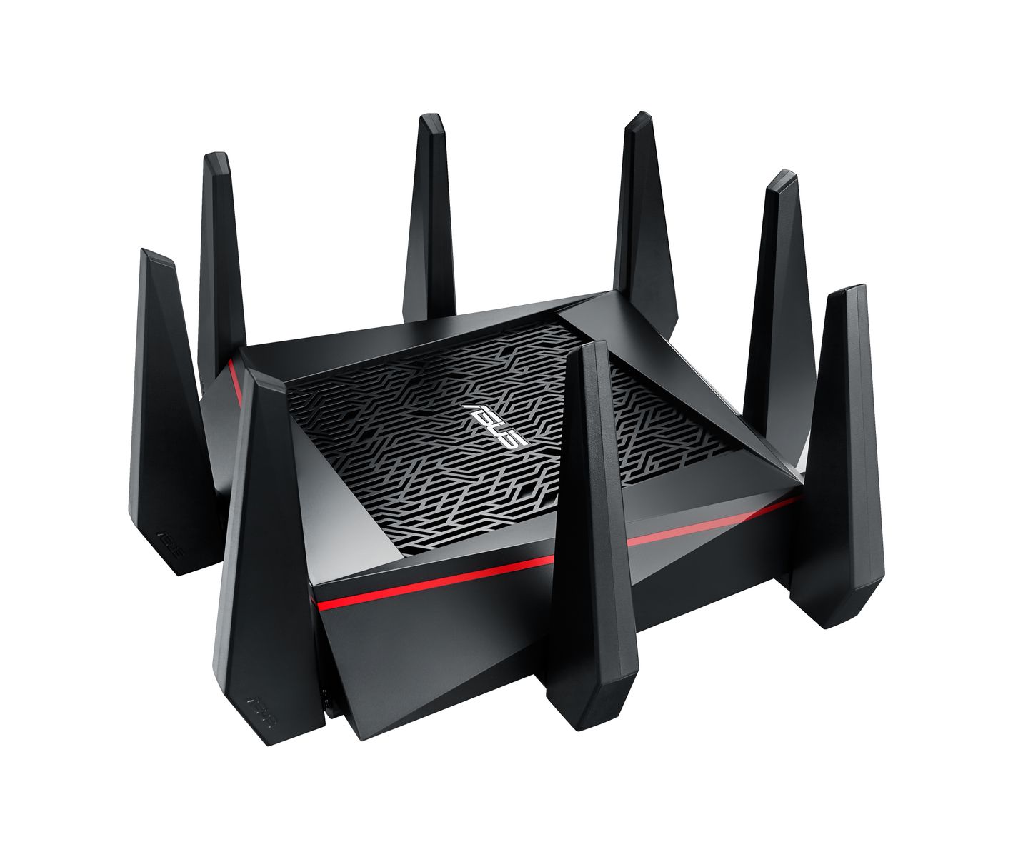 Asus RT-AC5300 Tri-Band 2,4 GHz 5 GHz Gigabit Ethernet Rot
