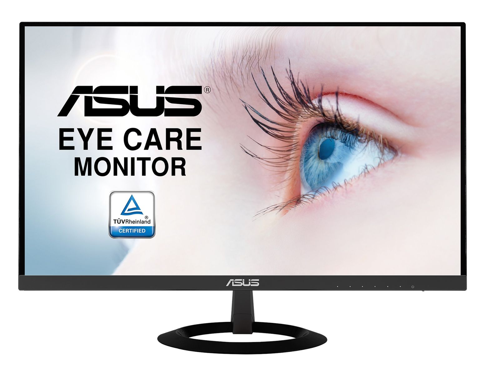 ASUS Eye Care VZ279HE | 27 Zoll Full HD Monitor | Schlankes Design, Rahmenlos, Flicker-Free, Blaulichtfilter | 75 Hz, 16:9 IPS Panel, 1920x1080 | HDMI, D-Sub schwarz 27 Zoll