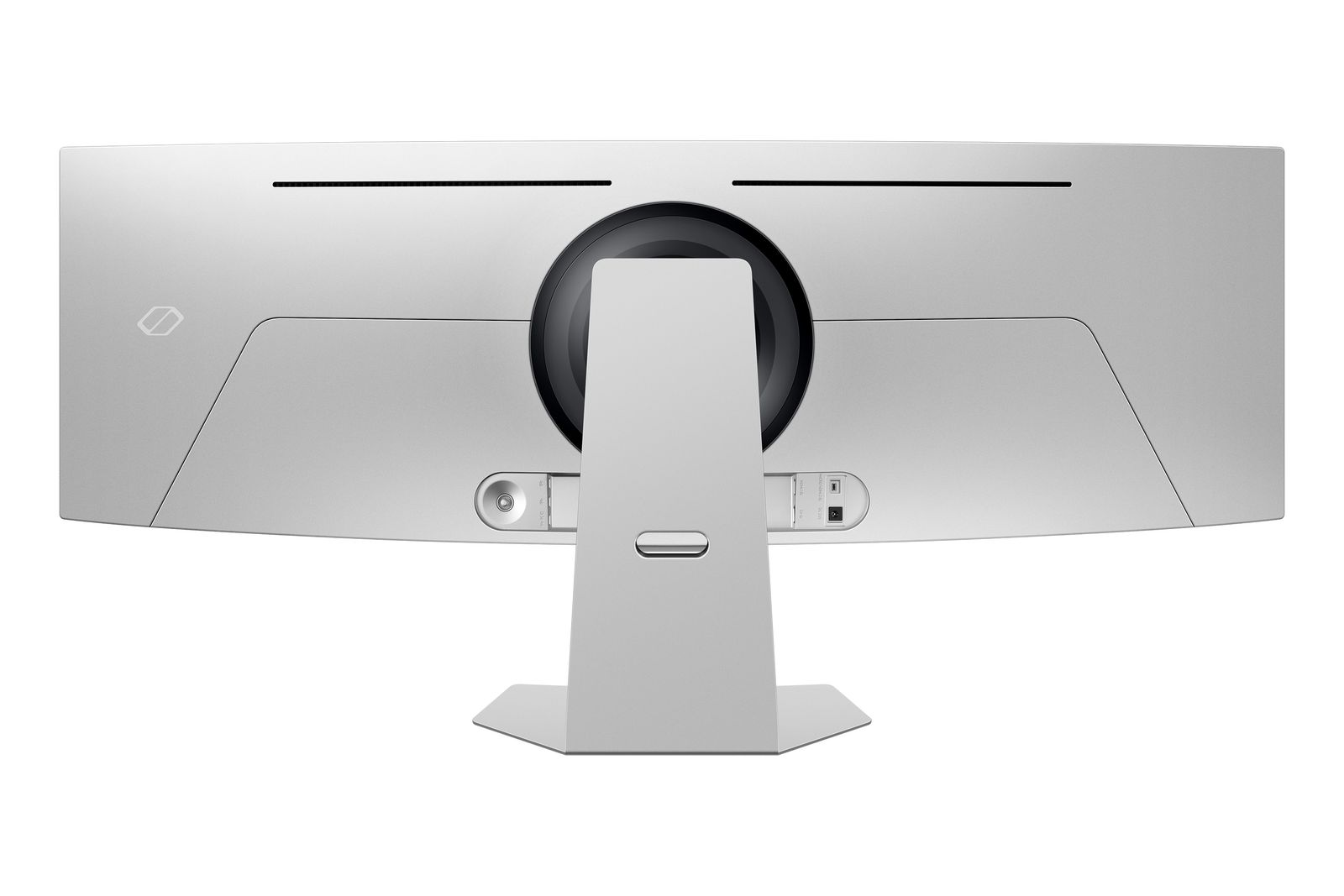 Samsung G95SC Computerbildschirm 124,5 cm (49") 5120 x 1440 Pixel Dual QHD OLED Silber