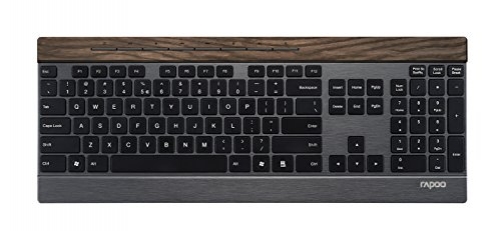 Rapoo E9260 kabellose Ultraflache Multi-Mode Bluetooth Tastatur DE-Layout