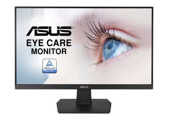 ASUS Eye Care VA27EHE 27 Zoll Full HD IPS Rahmenlos, TÜV zertifiziert, Blaulichtfilter, FreeSync | 75 Hz, 16:9 IPS Panel, 1920x1080 | HDMI, D-Sub, Schwarz