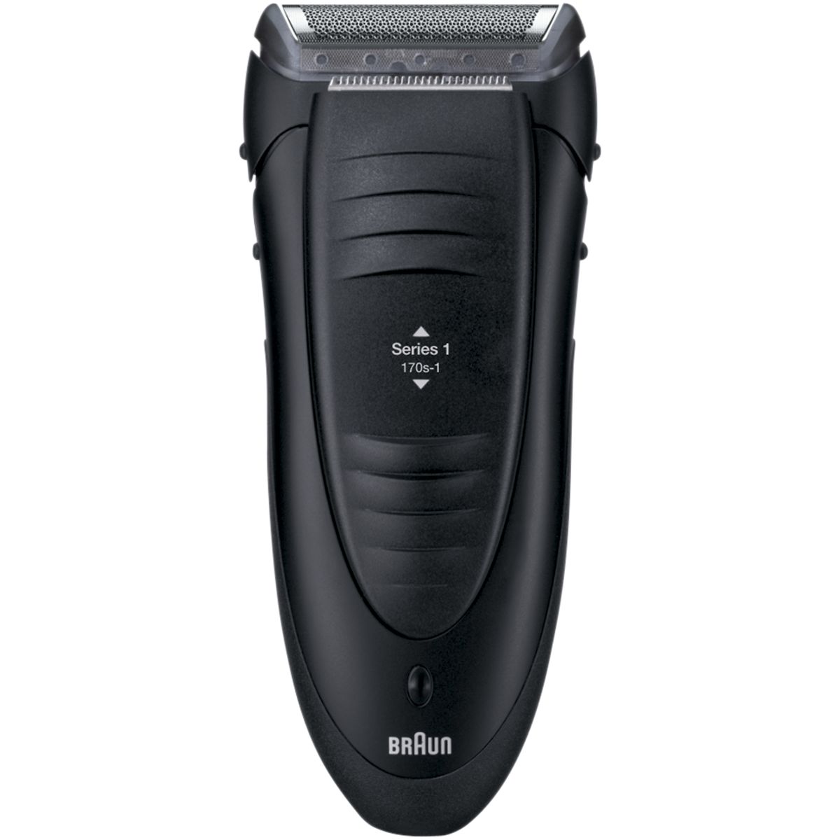 Braun Series 1 Mens Electric Shaver with Long Hair Trimmer, Electric Shaver with Mains Operated, 170s, Black