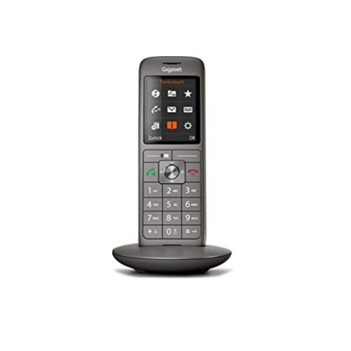 Gigaset CL660 Schnurlostelefon ohne Anrufbeantworter DECT Telefon modernes Design Telefon ein Mobilteil TFT-Farbdisplay