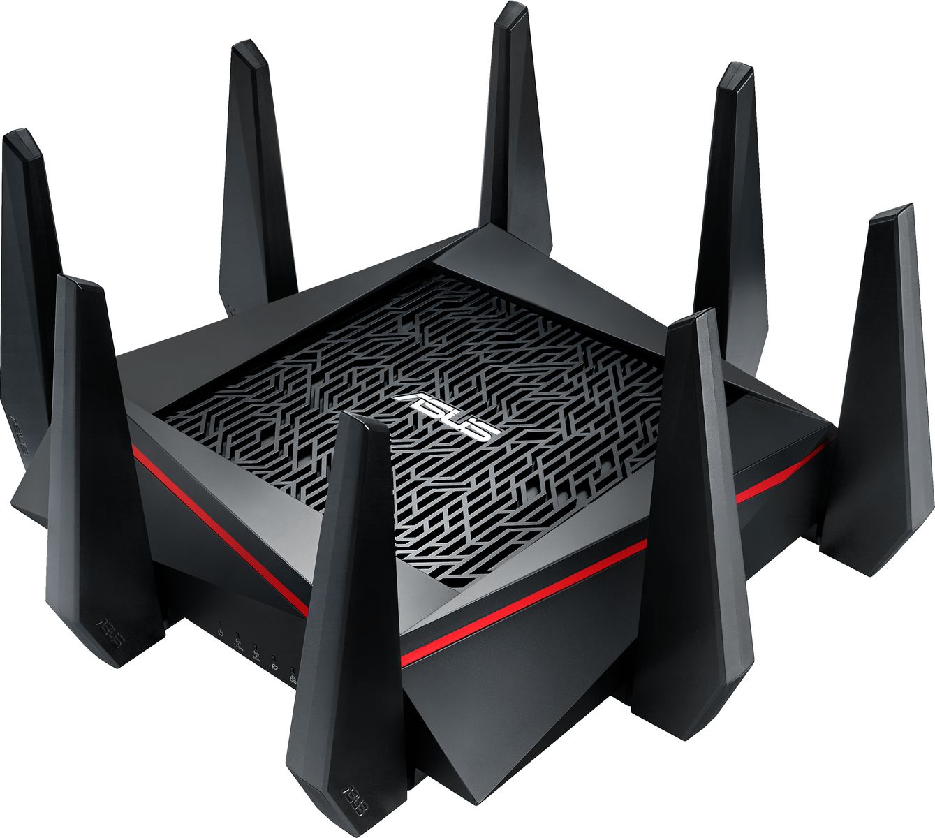 Asus RT-AC5300 Tri-Band 2,4 GHz 5 GHz Gigabit Ethernet Rot