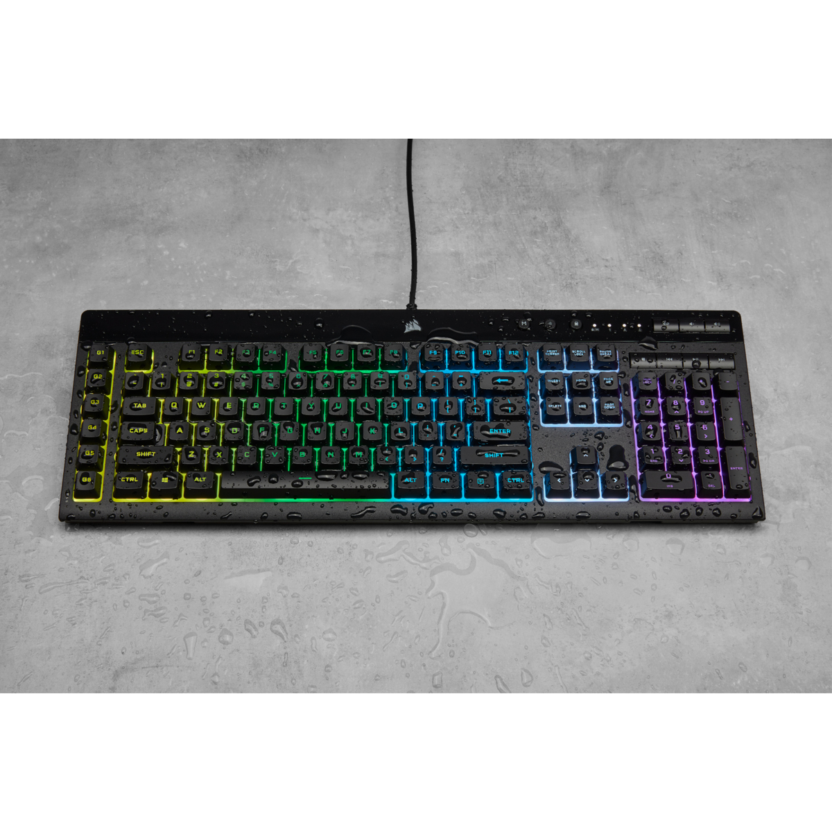 Corsair K55 RGB PRO Tastatur Gaming USB Schwarz - (DEU Layout - QWERTZ)