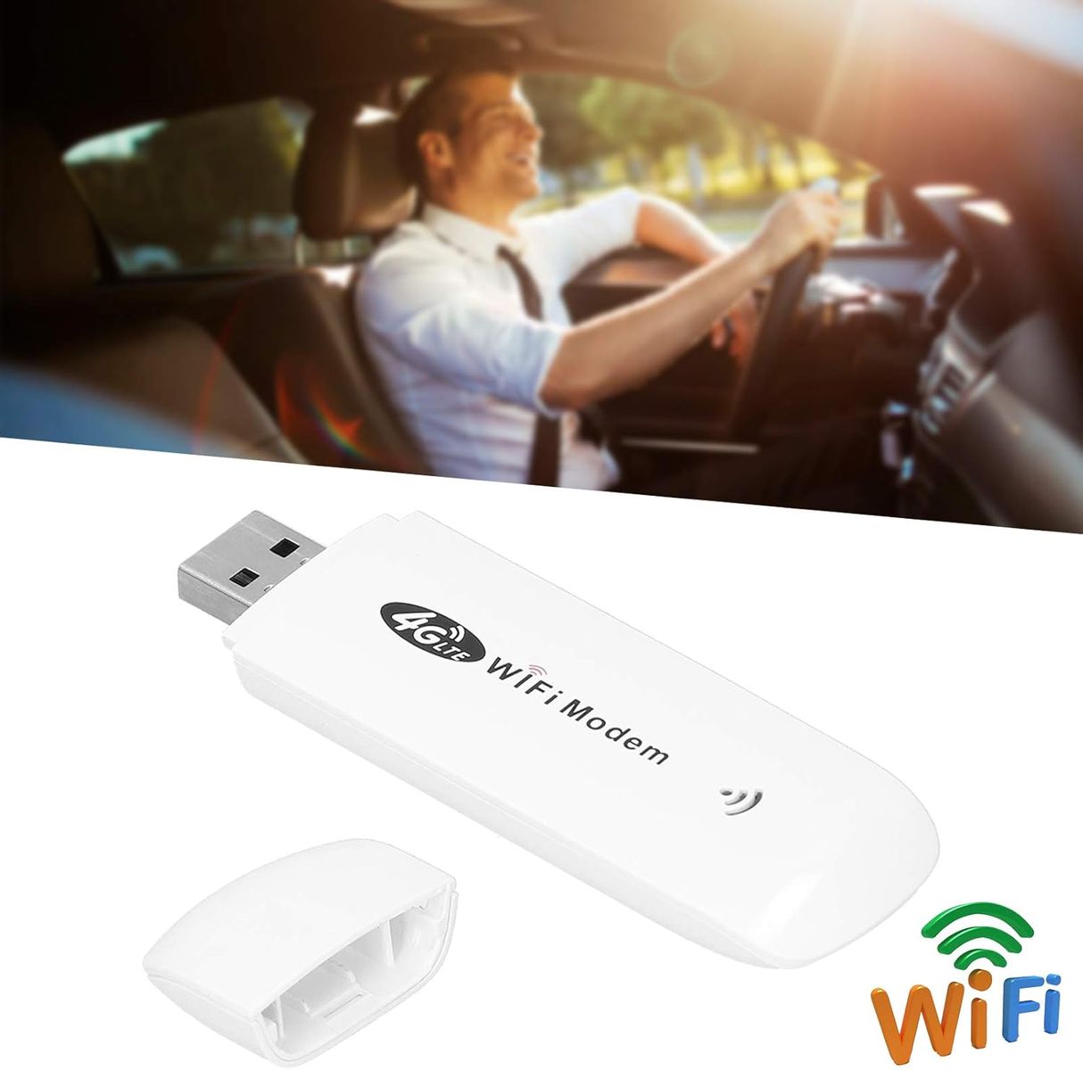 ciciglow 4G LTE USB Surfstick & Netzwerkadapter, WLAN-Hotspot für bis zu 10 Nutzer, LTE Cat4 150 MBit/s, Plug & Play, kompatibel mit Android ciciglow 4G LTE USB Surfstick & Netzwerkadapter, WLAN-Hotspot für bis zu 10 Nutzer, LTE Cat4 150 MBit/s, Plug & Play, kompatibel mit Android