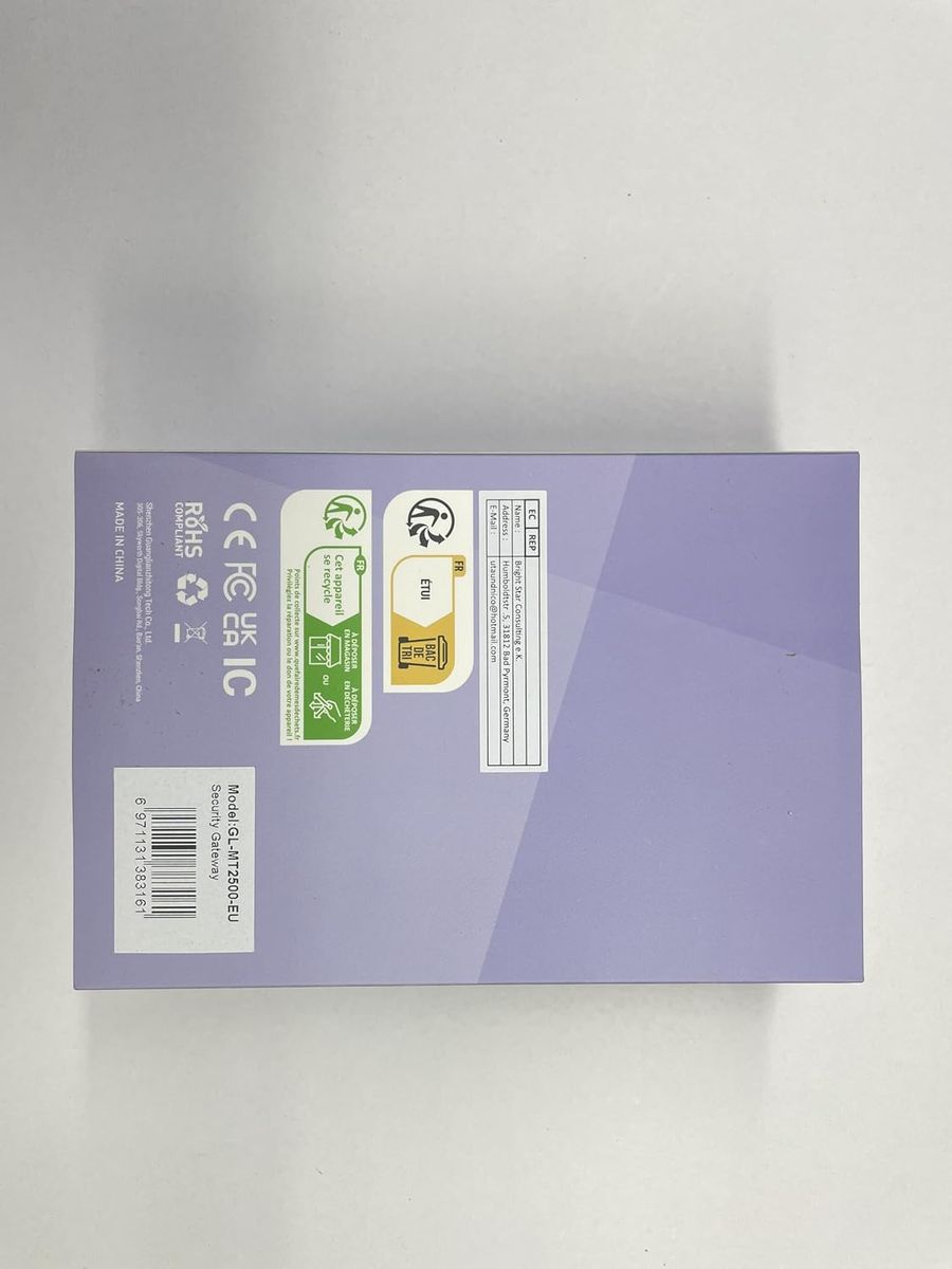 GL.iNet MT2500 (Brume 2) Mini-VPN-Sicherheitsgateway für Heimbüro und Remote-Arbeit – VPN-Server und -Client für Zuhause und Büro, VPN-Kaskadierung, 2,5 G WAN, KEIN WLAN* (ABS-Kunststoffgehäuse) GL.iNet MT2500 (Brume 2) Mini-VPN-Sicherheitsgateway für Heimbüro und Remote-Arbeit – VPN-Server und -Client für Zuhause und Büro, VPN-Kaskadierung, 2,5 G WAN, KEIN WLAN* (ABS-Kunststoffgehäuse)