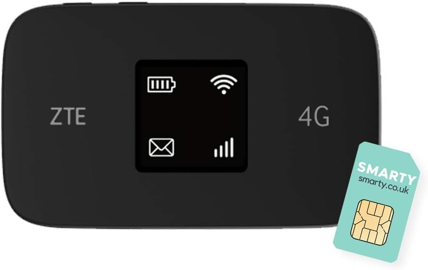 ZTE MF971RS Mobiler LTE Cat6 WLAN-Hotspot, Dualband 802.11ac, bis zu 300 Mbit/s, 2000 mAh Akku 7 Std., tragbar, entsperrt