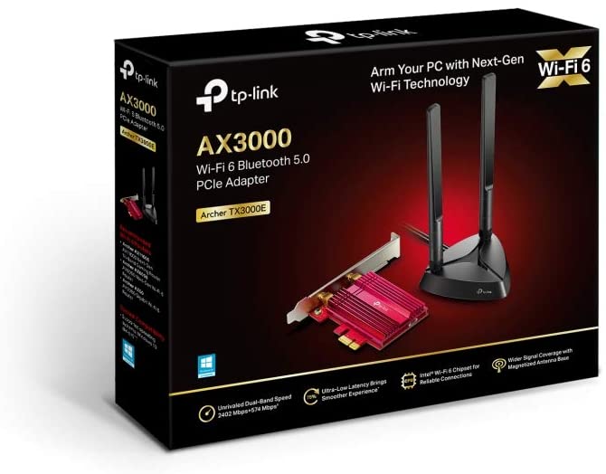 TP-Link Archer TX3000E Built-in WLAN / Bluetooth 2402 Mbps