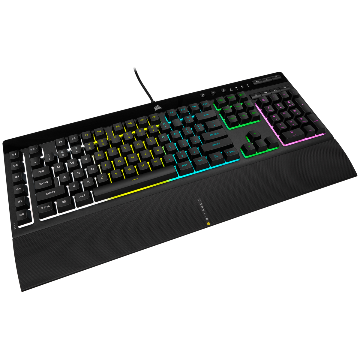 Corsair K55 RGB PRO Tastatur Gaming USB Schwarz - (ITA Layout - QWERTY)