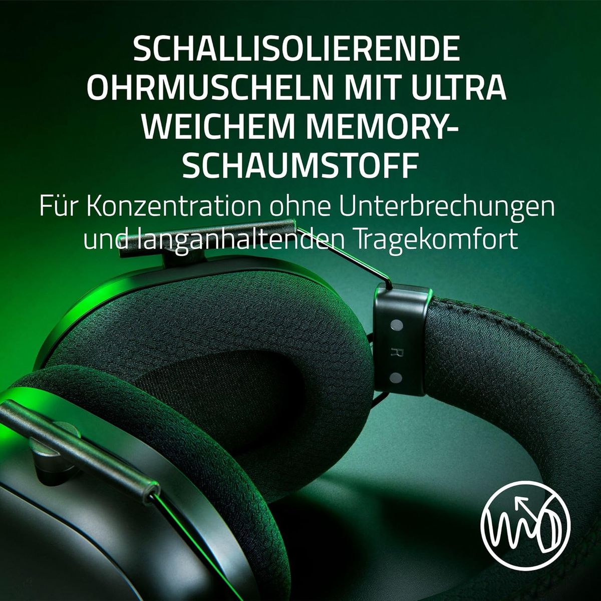 Razer Blackshark V2 Pro (Xbox) - Kabelloses Konsolen E-Sport Headset für Xbox S|X & One (Triforce 50mm Treiber, HyperSpeed Wireless 2,4 GHz, abnehmbares HyperClear Mikrofon) Schwarz