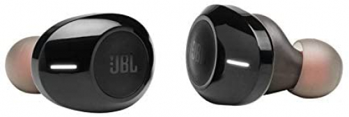 JBL TUNE 120TWS True Wireless Bluetooth In-Ear Headphones, Wireless Earphones with Integrated Microphone for Music, Calls and Sports, Up to 4h Battery Life, Black